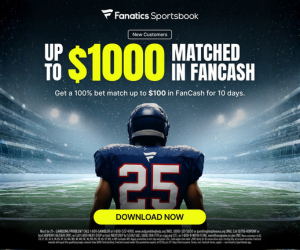 Fanatics $1000 Matched FanCash