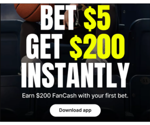 Fanatics Bet5 Get 200